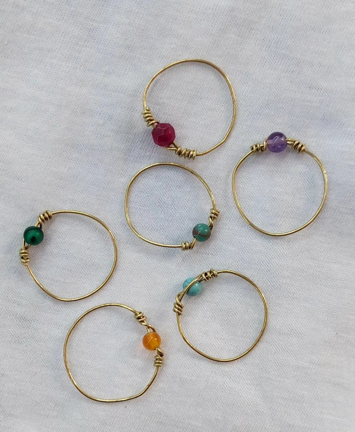 Anillos  simples de minerales