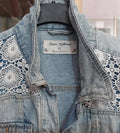 Chaleco jean pintado