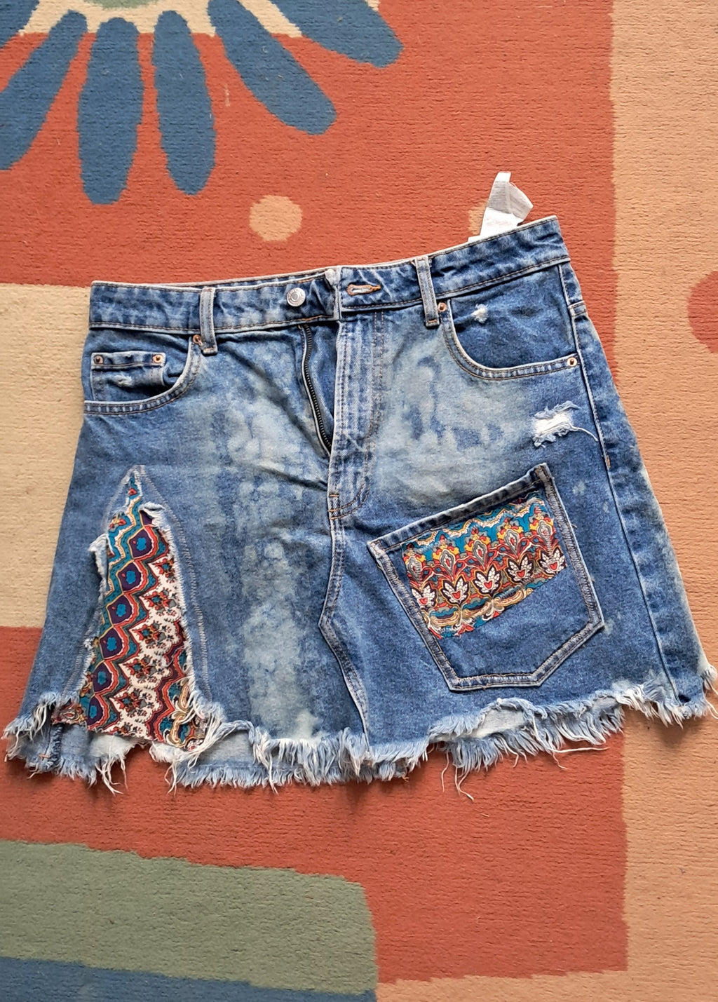 Falda jean,
